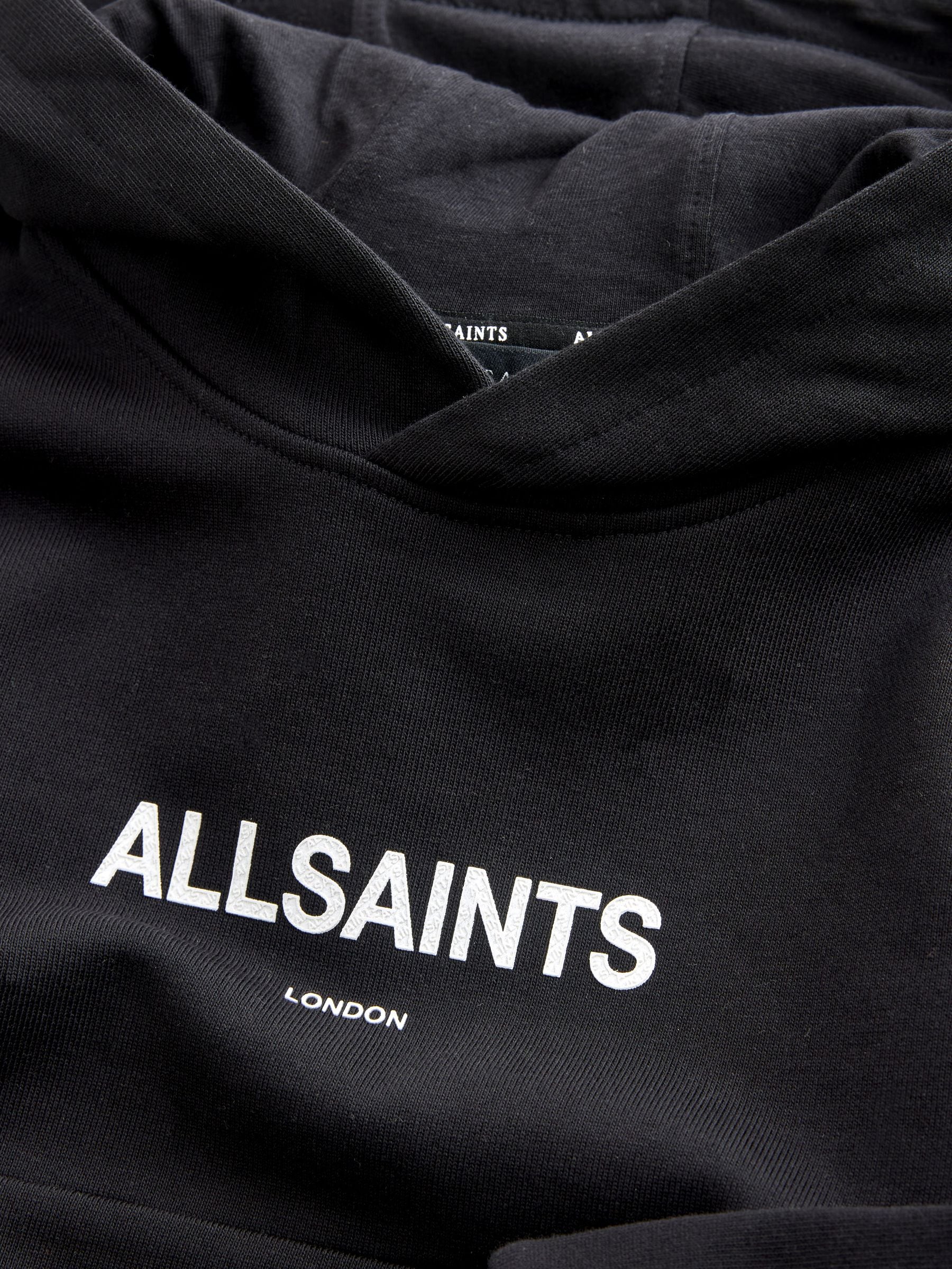Dsiney Kidz - smALLSAINTS Black Logo Tape Oversized Pullover Hoodie image 9