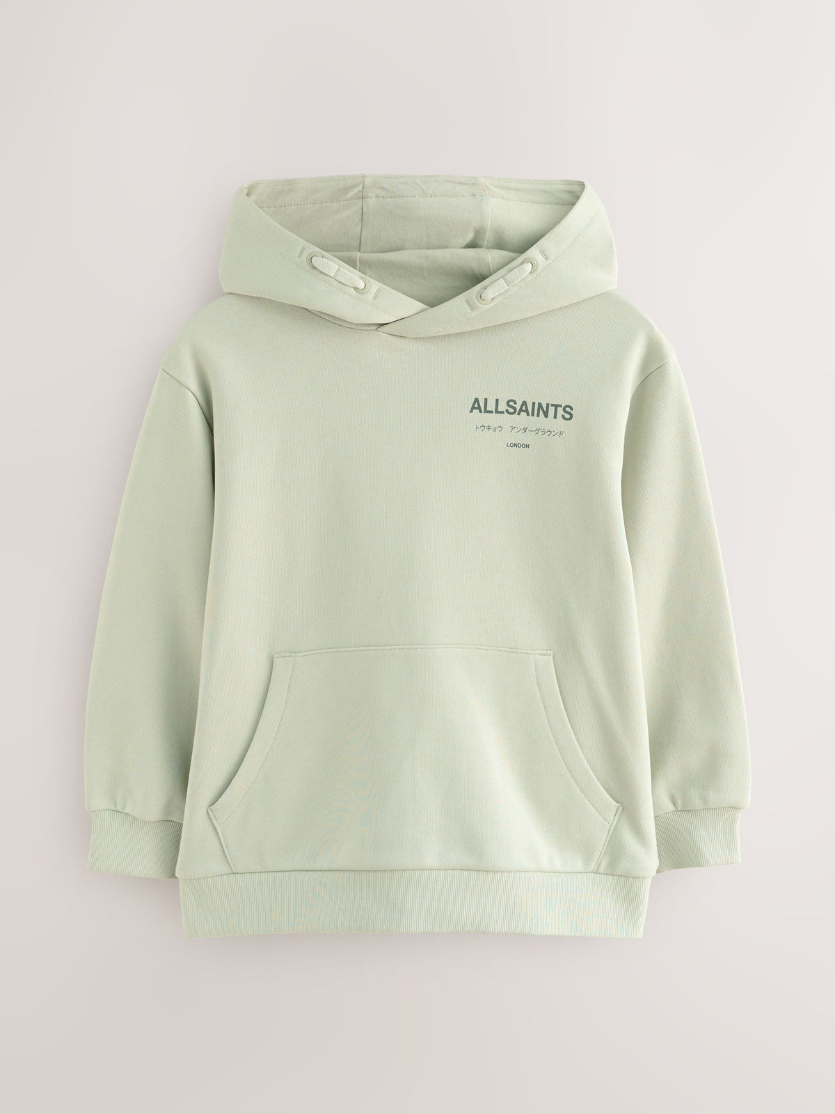 smALLSAINTS Light Green Oversized Underground Pullover Hoodie - image 5