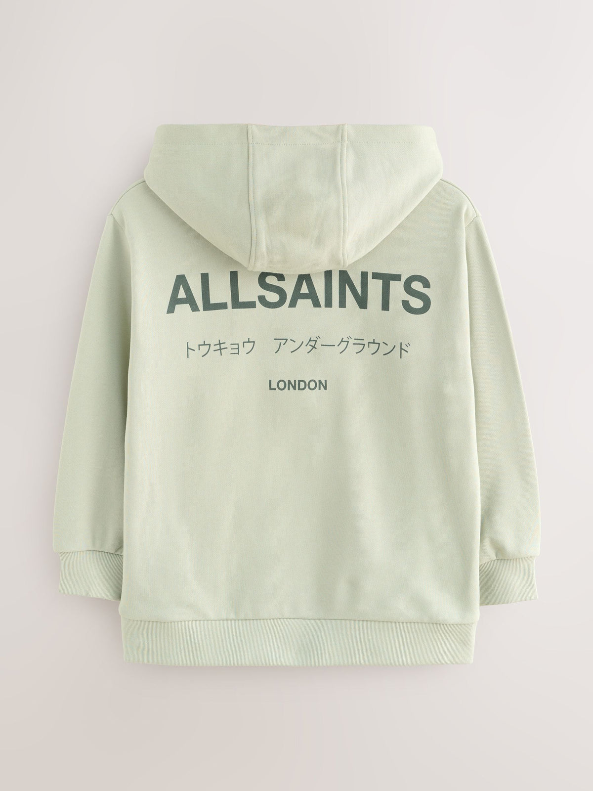smALLSAINTS Light Green Oversized Underground Pullover Hoodie - image 6