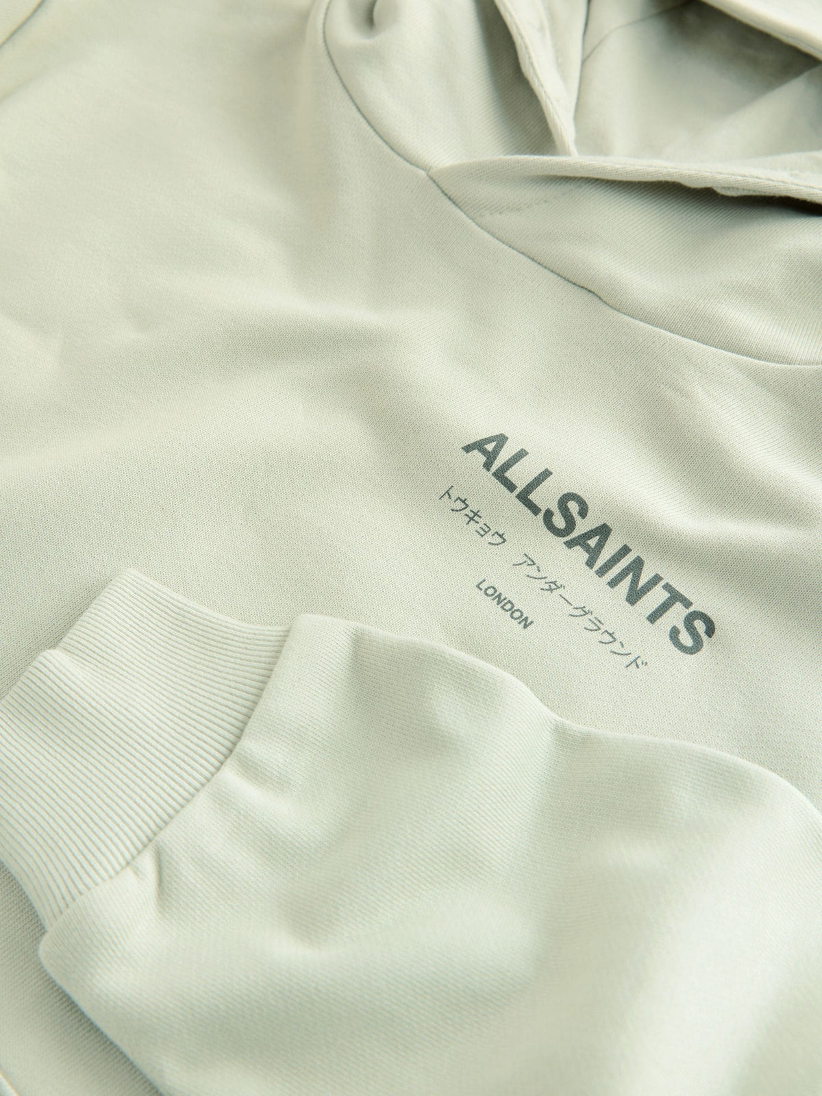 smALLSAINTS Light Green Oversized Underground Pullover Hoodie - image 8