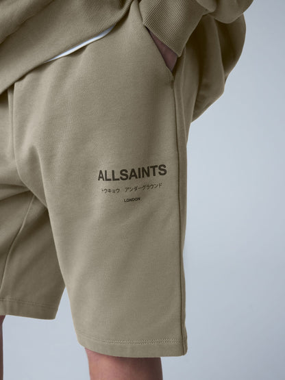Dsiney Kidz - smALLSAINTS Khaki Green Underground Sweat Shorts image 3
