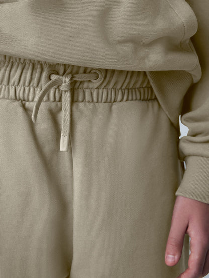 Dsiney Kidz - smALLSAINTS Khaki Green Underground Sweat Shorts image 5