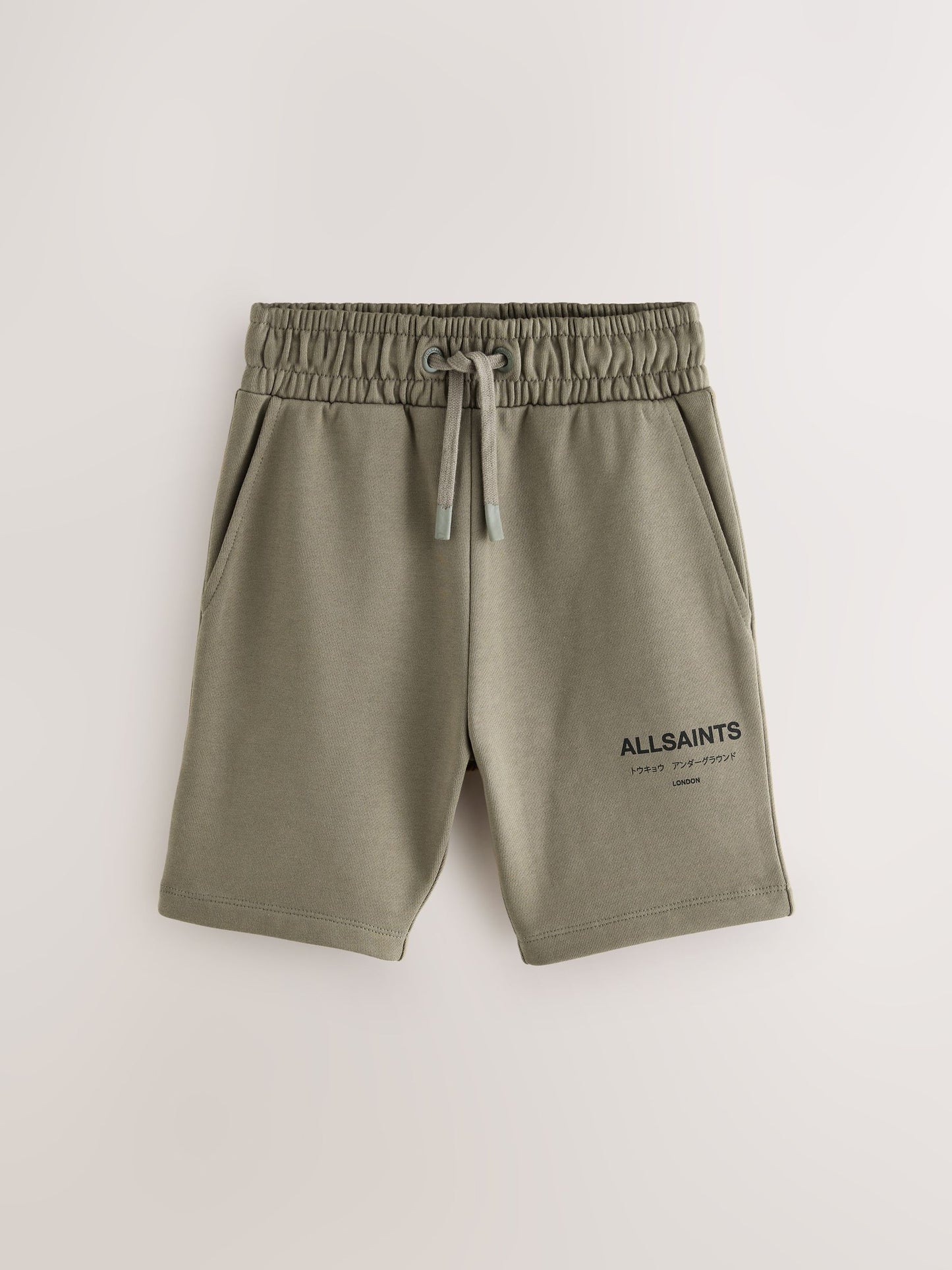 Dsiney Kidz - smALLSAINTS Khaki Green Underground Sweat Shorts image 6