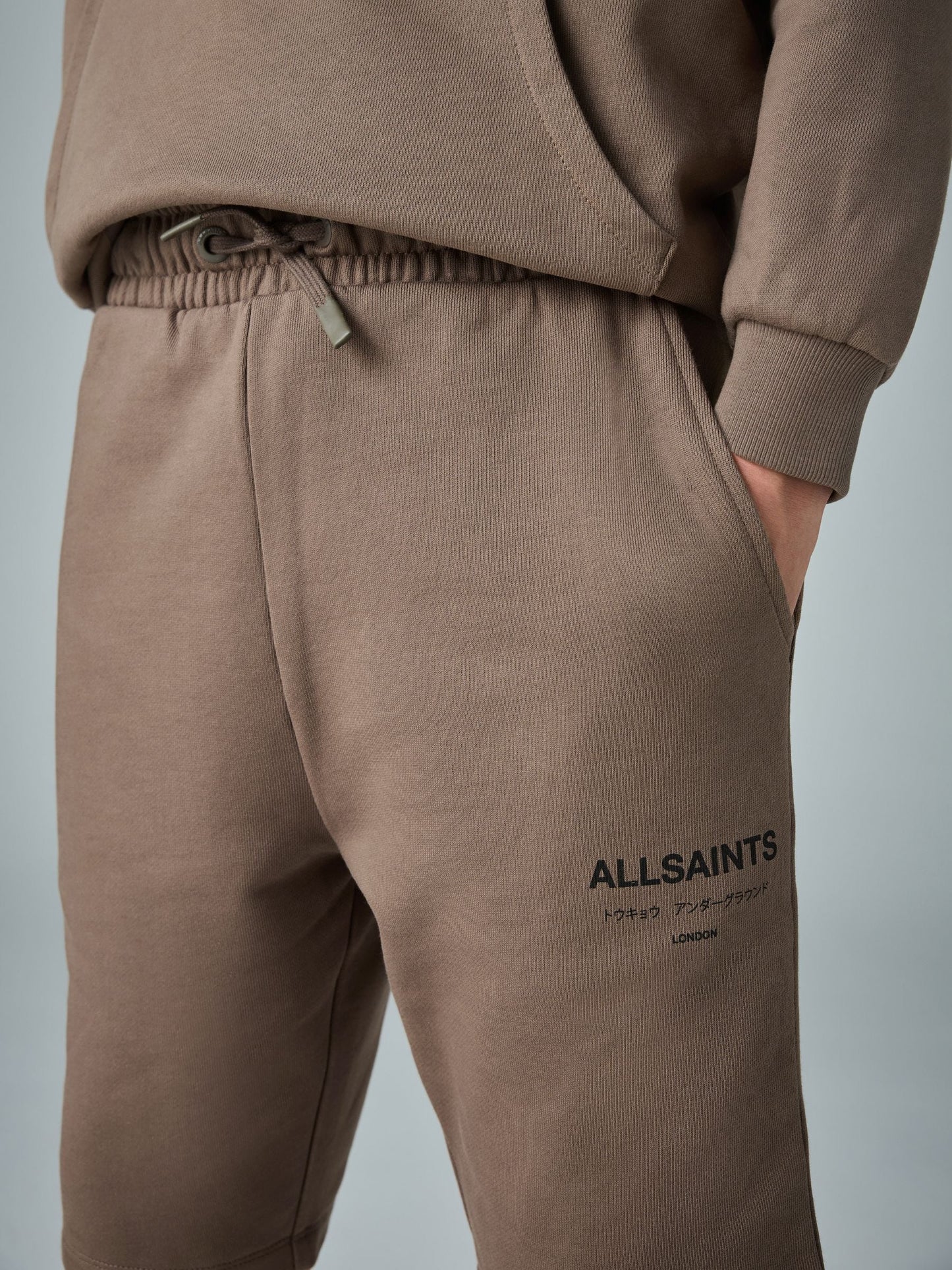 Dsiney Kidz - smALLSAINTS Brown Underground Sweat Shorts image 2