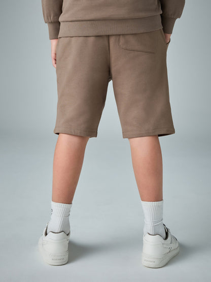 Dsiney Kidz - smALLSAINTS Brown Underground Sweat Shorts image 4