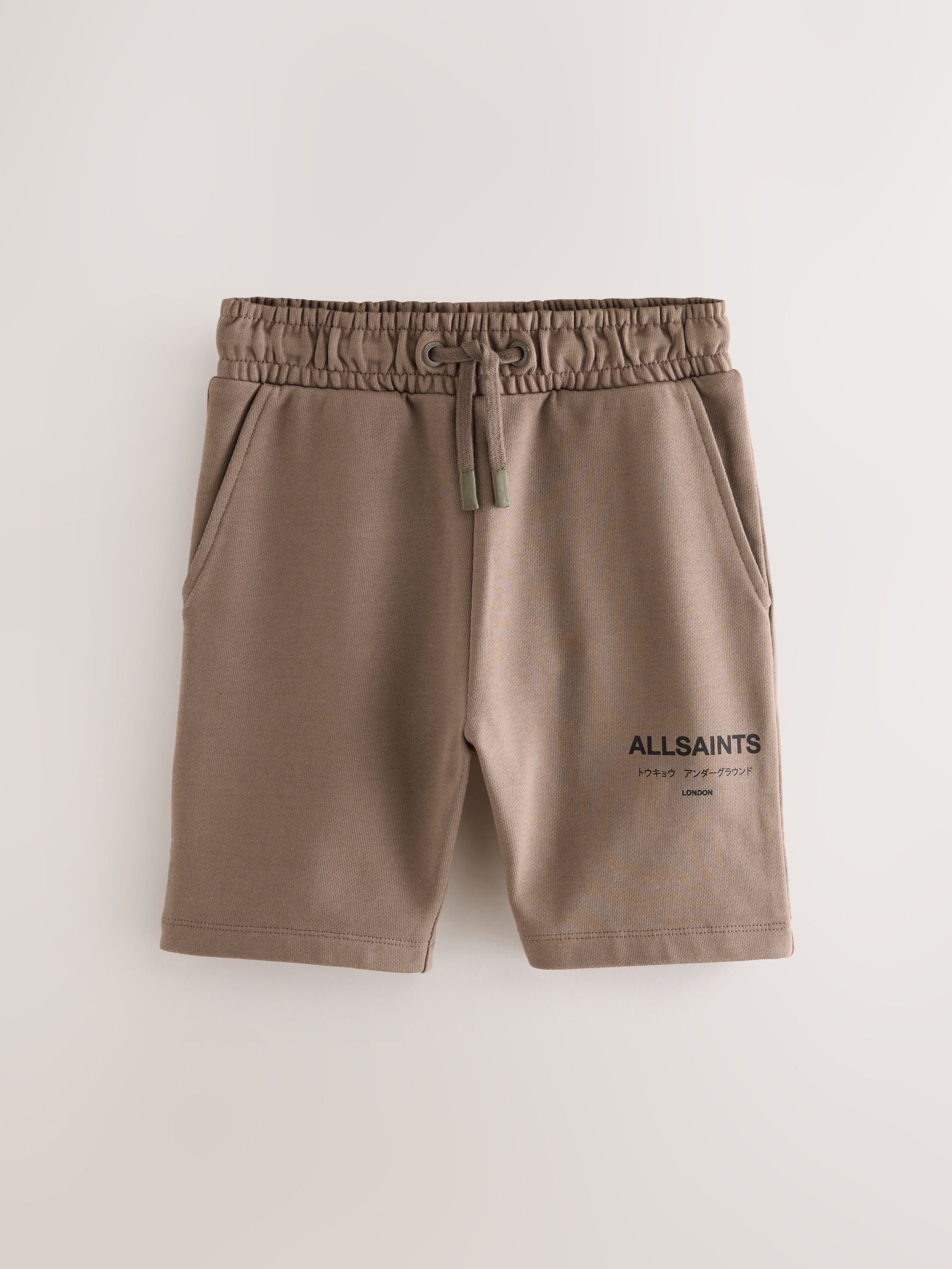 Dsiney Kidz - smALLSAINTS Brown Underground Sweat Shorts image 6