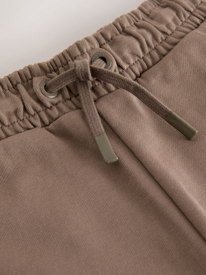 Dsiney Kidz - smALLSAINTS Brown Underground Sweat Shorts image 8
