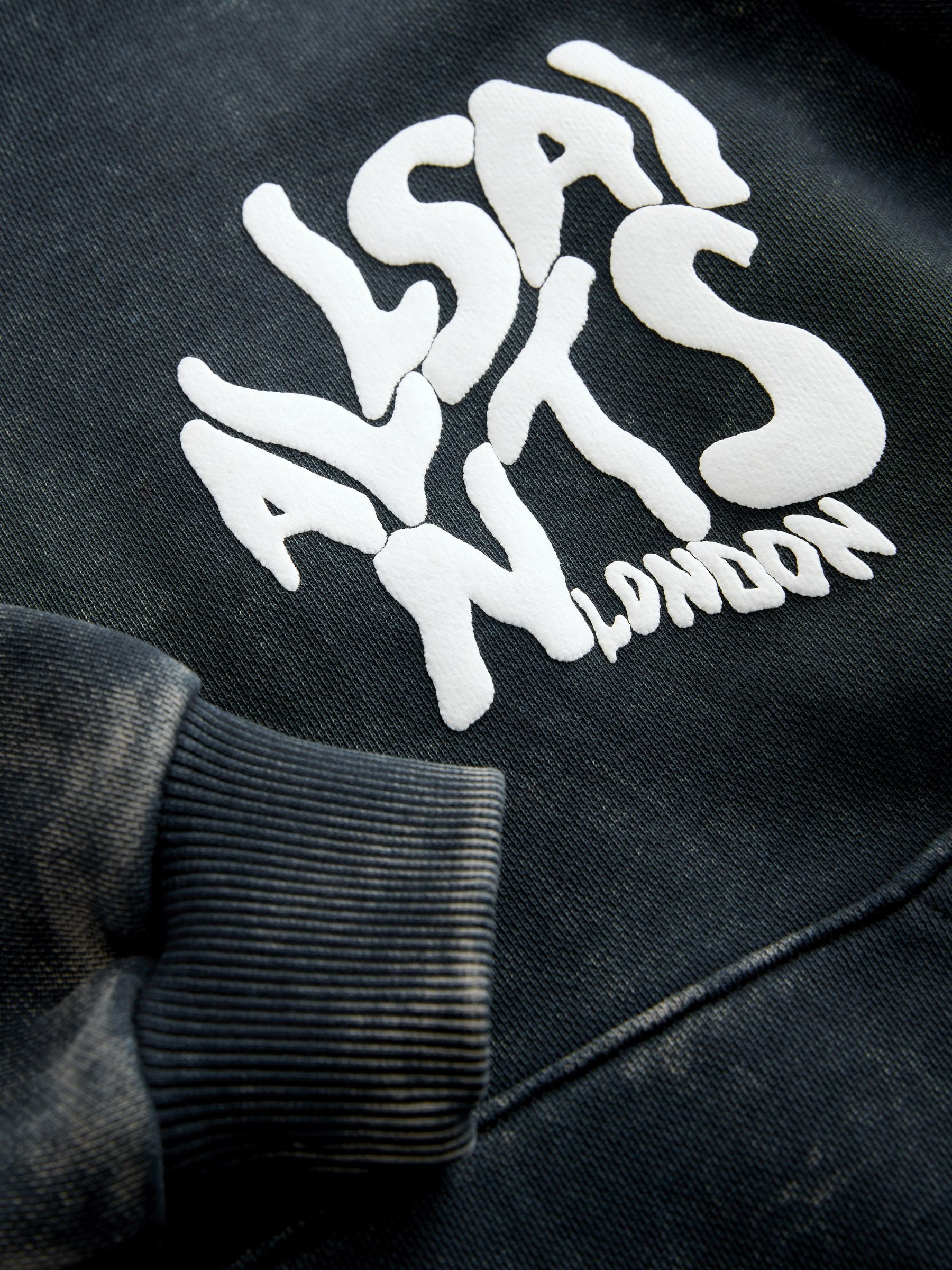 Dsiney Kidz - smALLSAINTS Washed Black Oversized Orlando Pullover Hoodie image 7