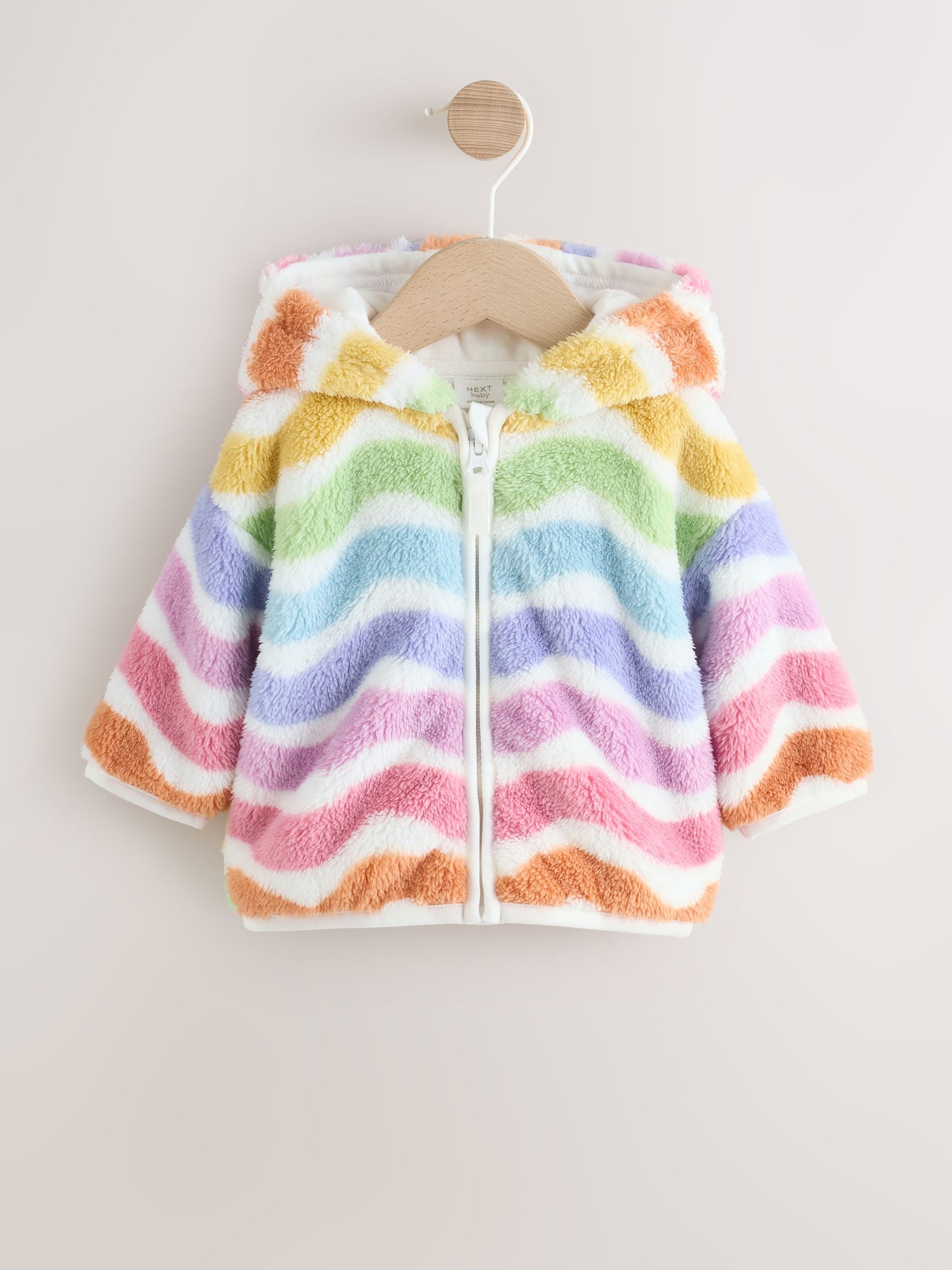 Dsiney Kidz - Multi Bright Baby Fleece Hooded Zip Jacket (0mths-2yrs) image 1