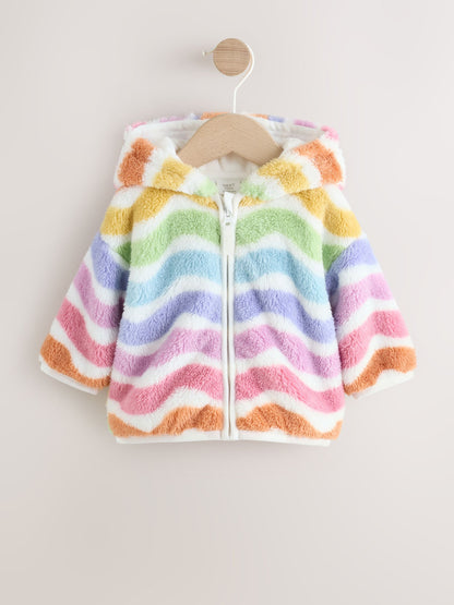 Dsiney Kidz - Multi Bright Baby Fleece Hooded Zip Jacket (0mths-2yrs) image 1
