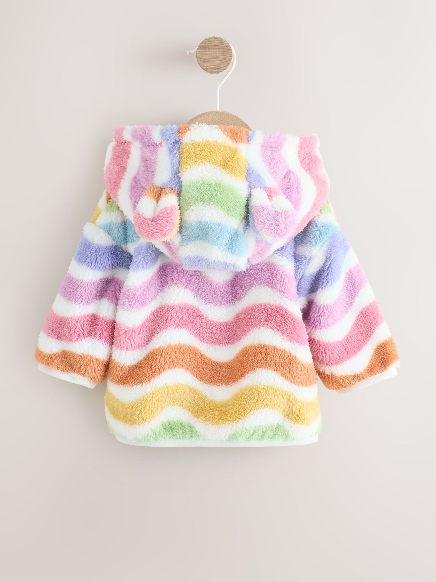 Dsiney Kidz - Multi Bright Baby Fleece Hooded Zip Jacket (0mths-2yrs) image 2