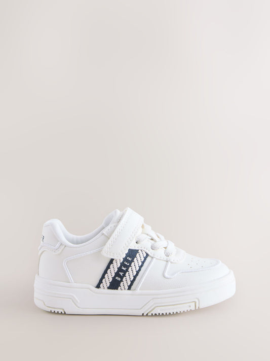 Baker by Ted Baker Branded Tape Chunky White Trainers image 1