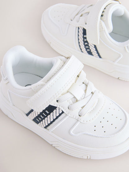 Baker by Ted Baker Branded Tape Chunky White Trainers image 3