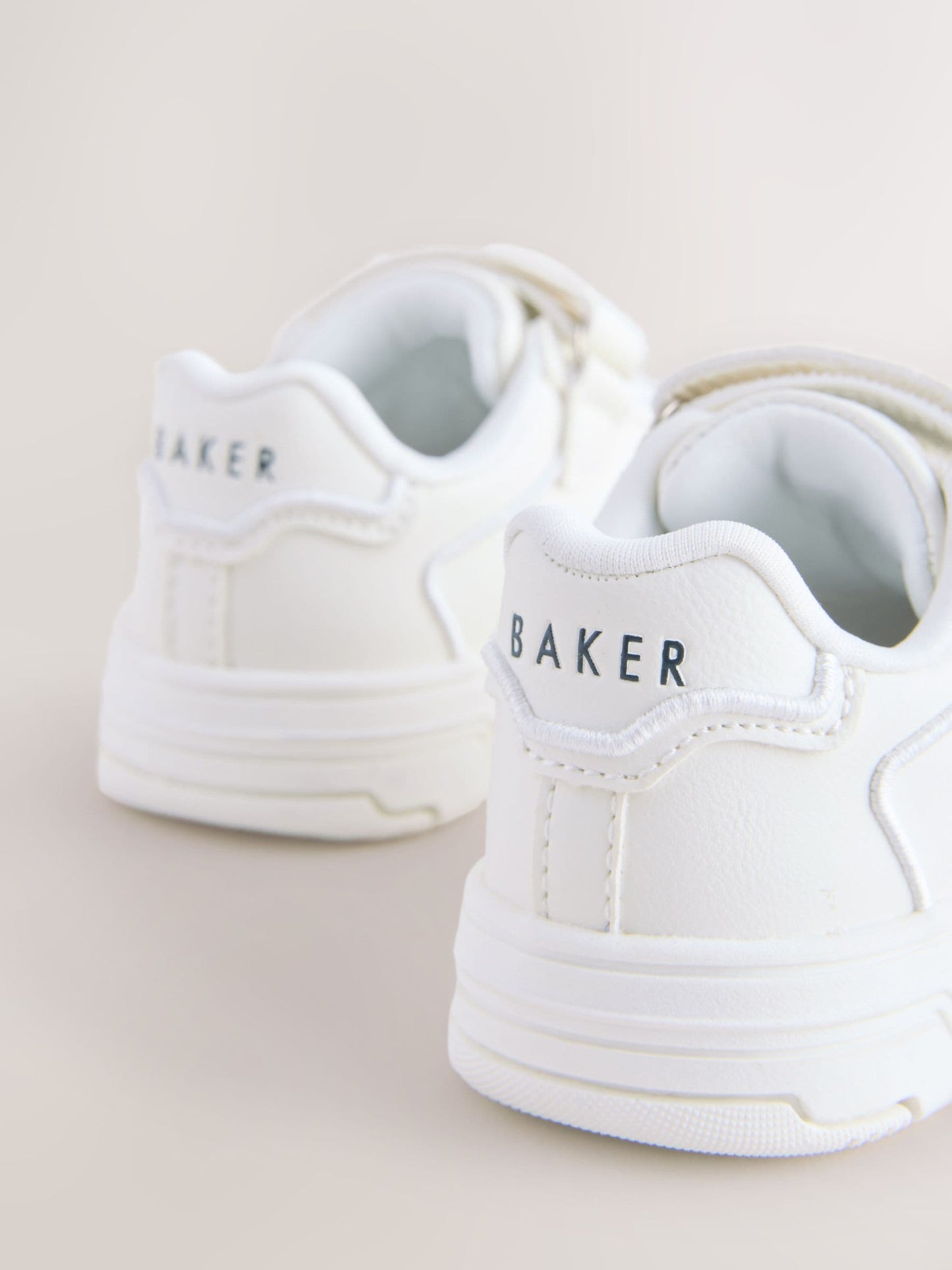 Baker by Ted Baker Branded Tape Chunky White Trainers image 4