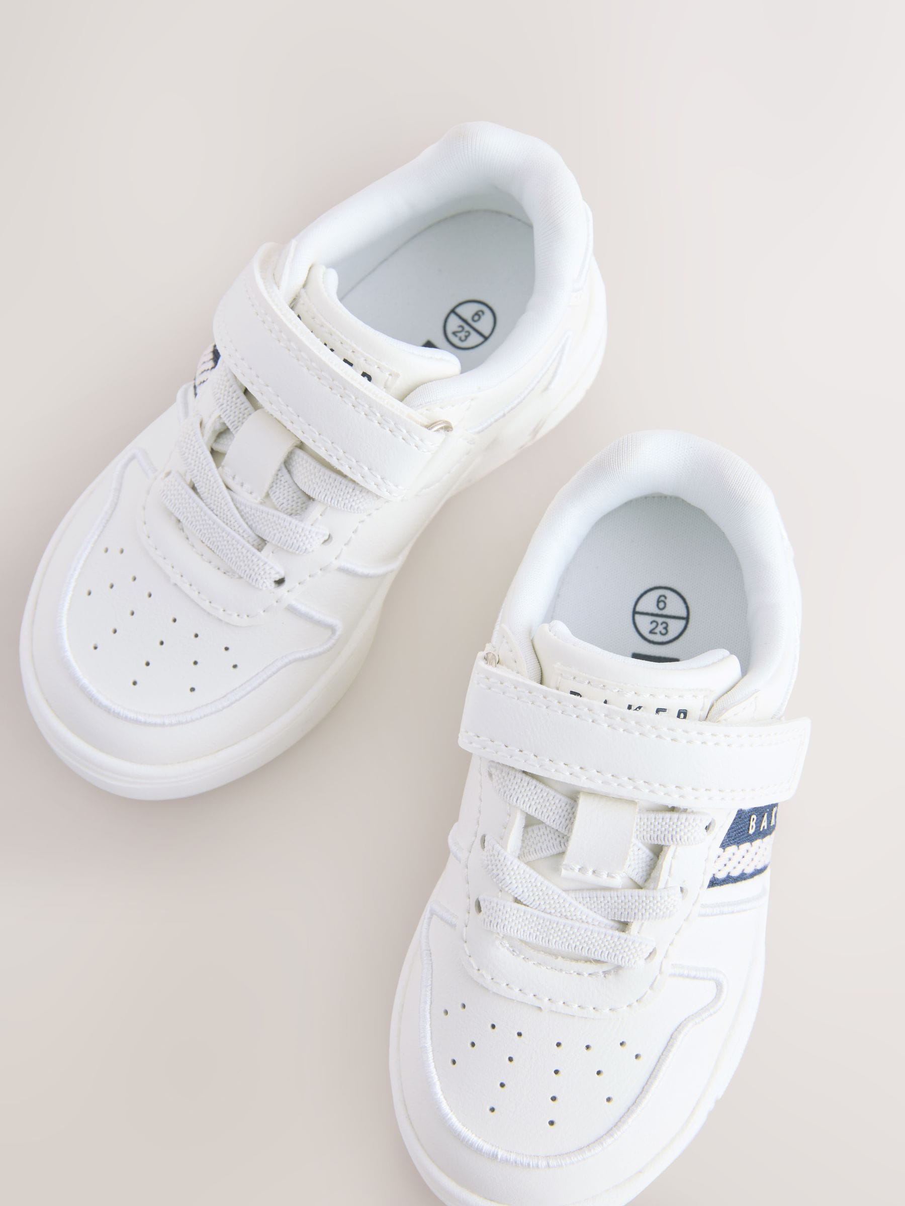 Baker by Ted Baker Branded Tape Chunky White Trainers image 5