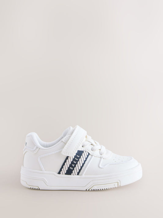 Baker by Ted Baker Branded Tape Chunky White Trainers image 1