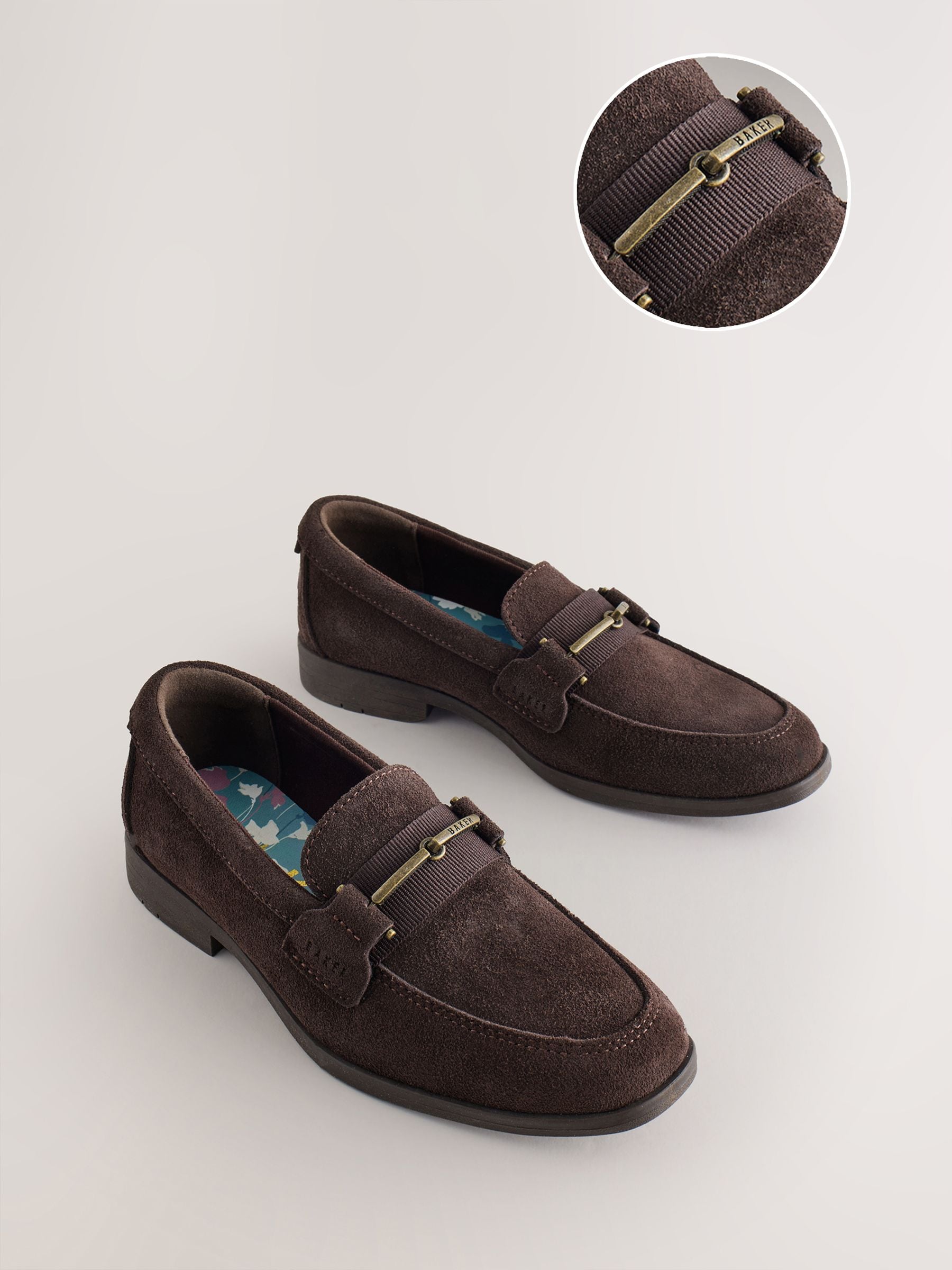 Baker by Ted Baker Smart Chocolate Brown Loafers image 1