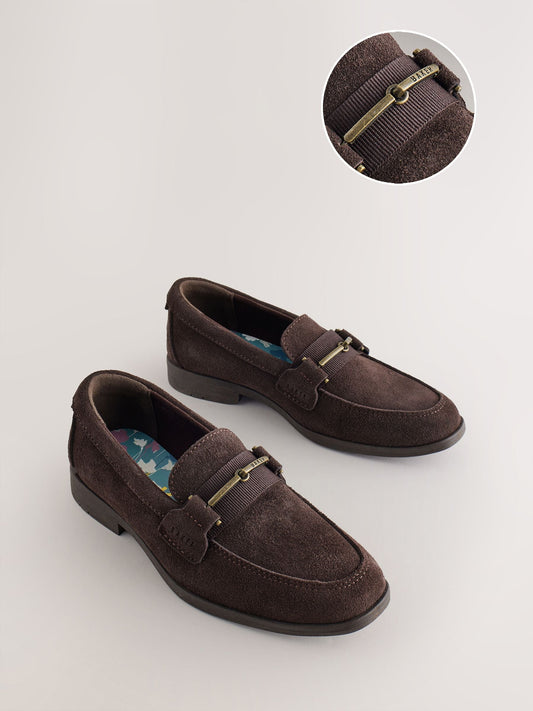 Baker by Ted Baker Smart Chocolate Brown Loafers image 1