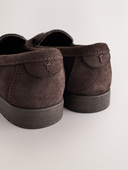 Baker by Ted Baker Smart Chocolate Brown Loafers image 5