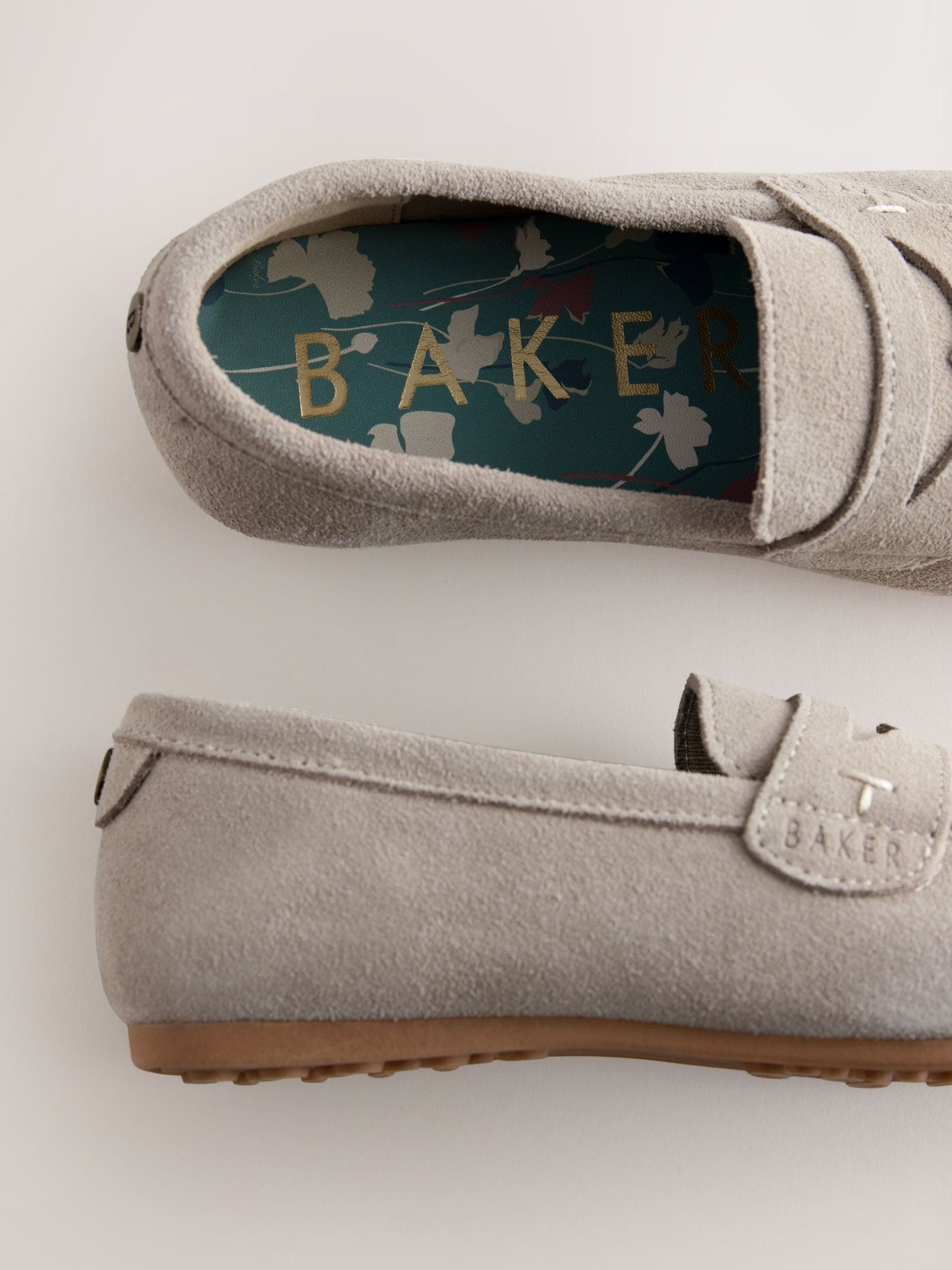 Baker by Ted Baker Stone Penny Loafers image 5