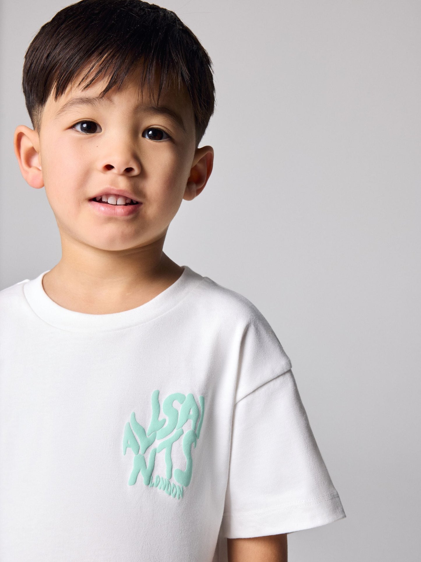 smALLSAINTS White Orlando Logo Oversized Crew Neck T-Shirt image 2
