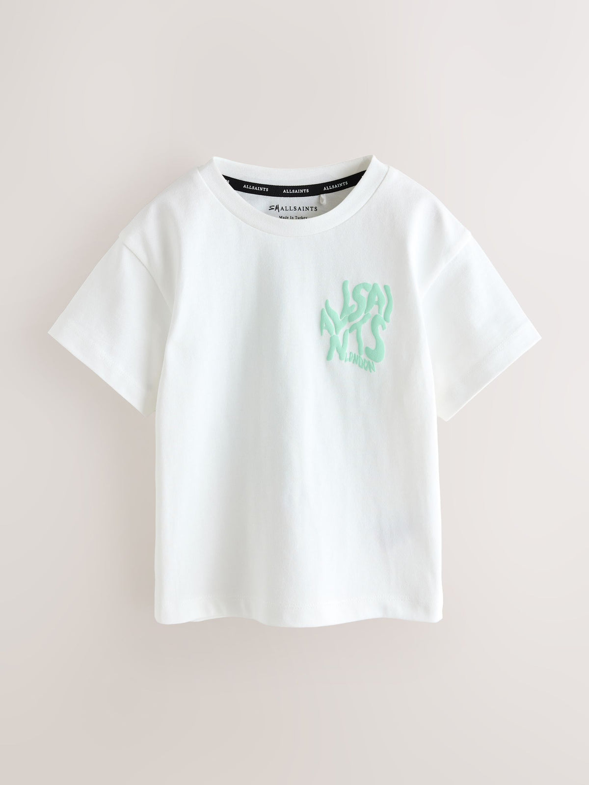 Dsiney Kidz - smALLSAINTS White Orlando Logo Oversized Crew Neck T-Shirt image 4