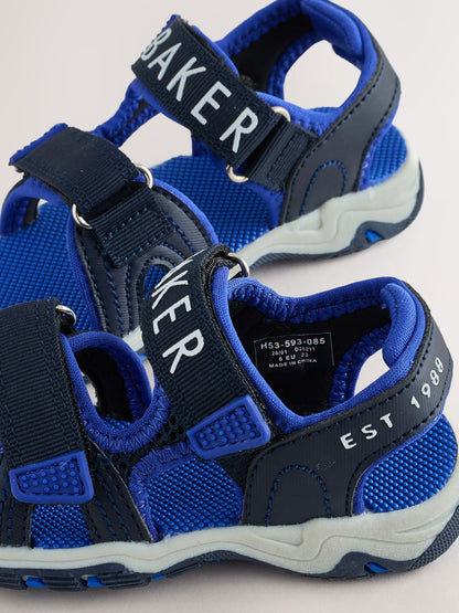 Baker by Ted Baker Navy Utility Tech Sandals image 4