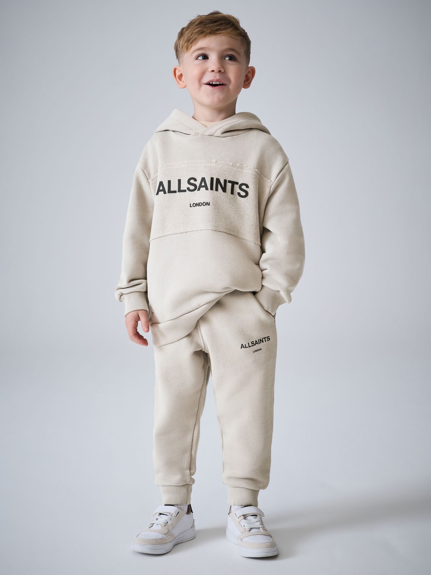 smALLSAINTS Stone Logo Straight Cuffed Joggers image 2