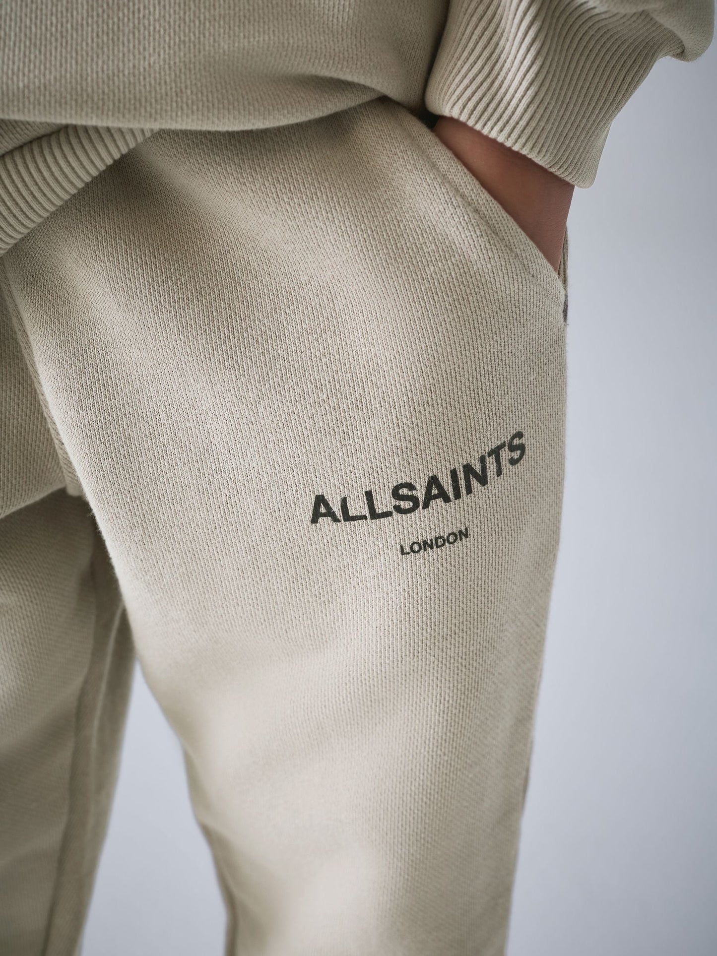 smALLSAINTS Stone Logo Straight Cuffed Joggers image 3