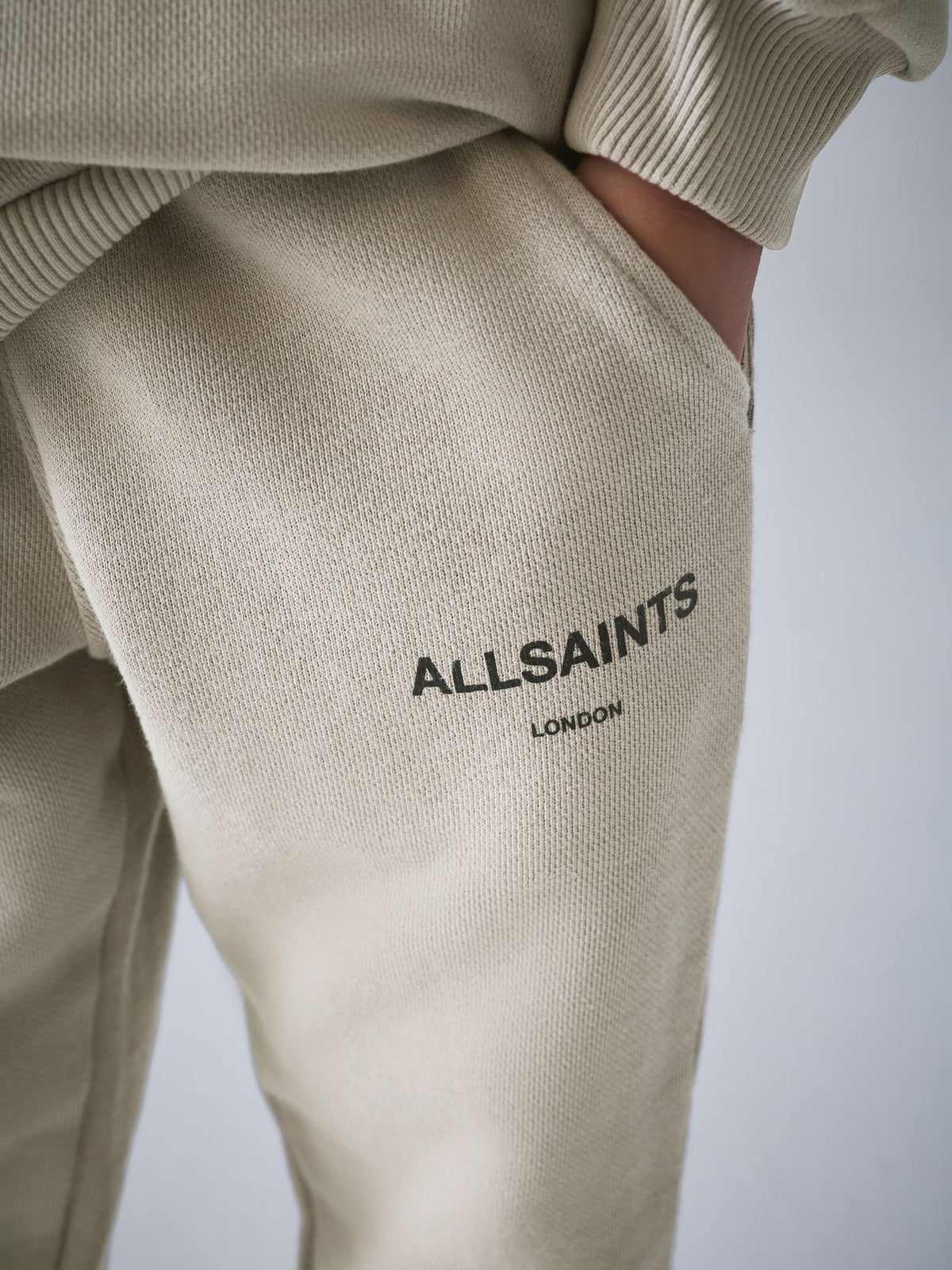 smALLSAINTS Stone Logo Straight Cuffed Joggers image 3