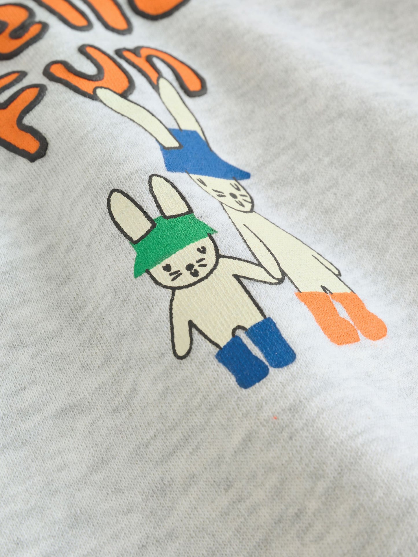 Blue Check Hello Fun Sweatshirt and Trousers Baby Set (0mths-2yrs) image 4
