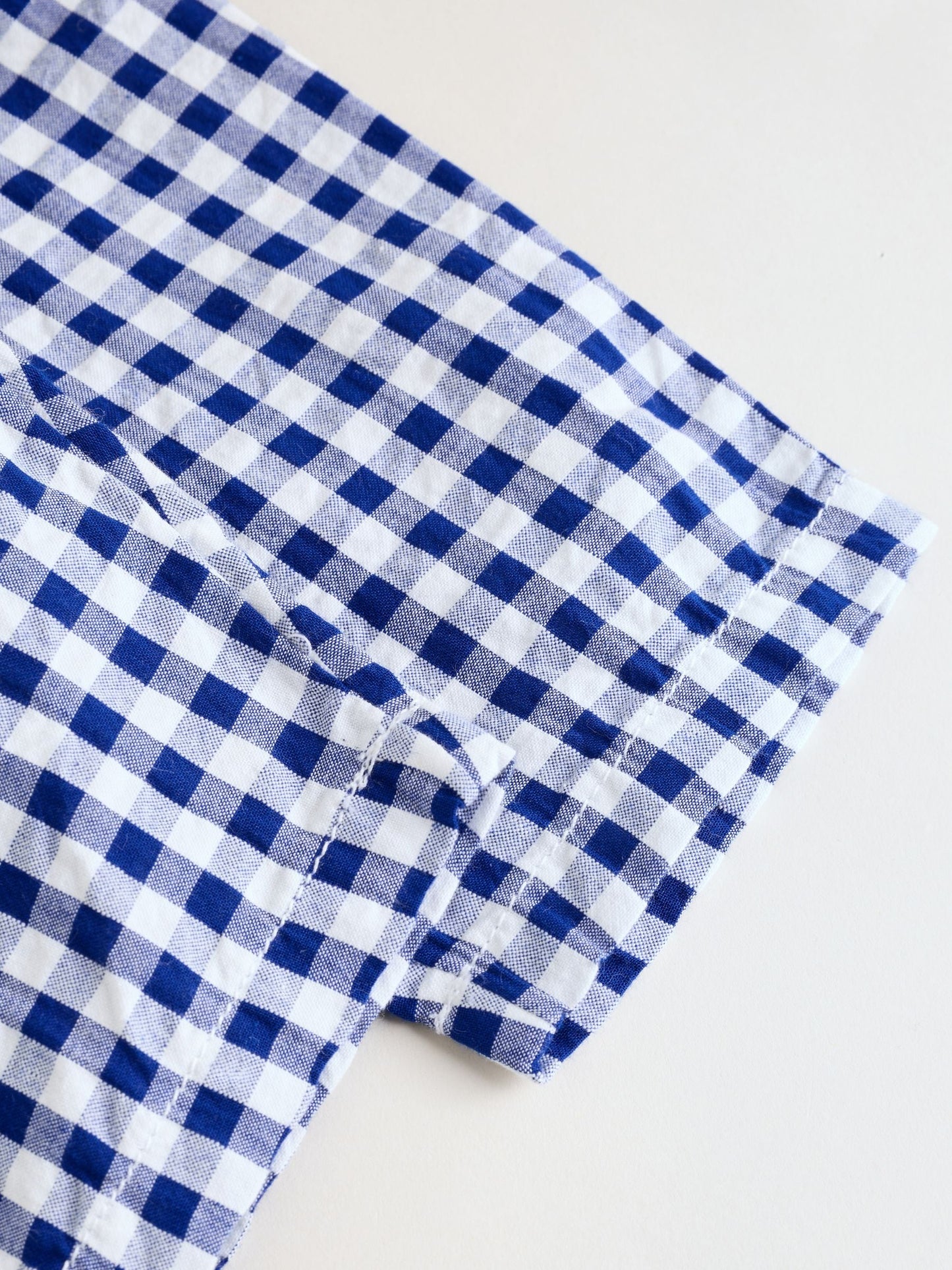 Blue Check Hello Fun Sweatshirt and Trousers Baby Set (0mths-2yrs) image 6