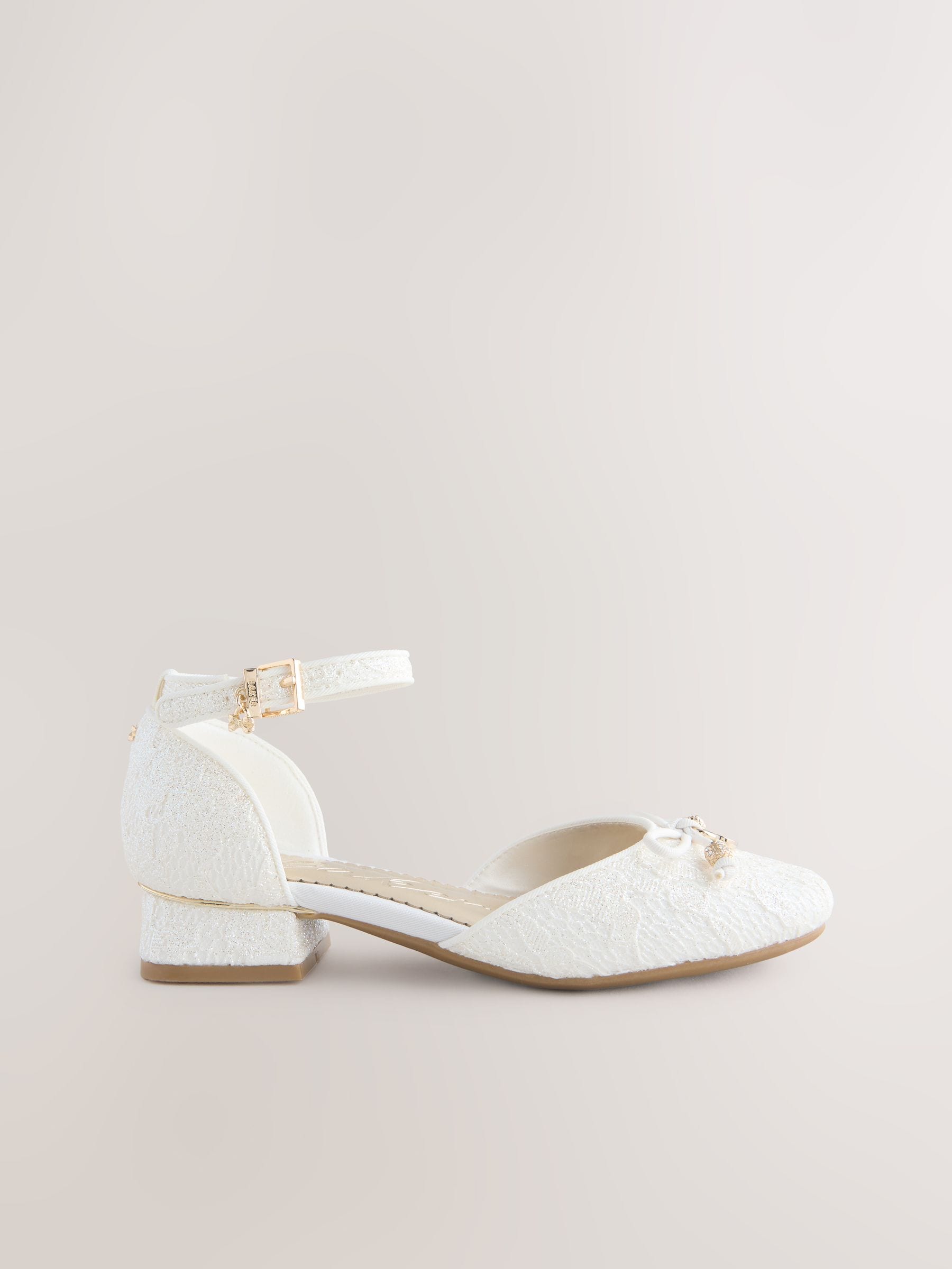 Baker by Ted Baker Glitter Bow Ocassion Heel Shoes image 2