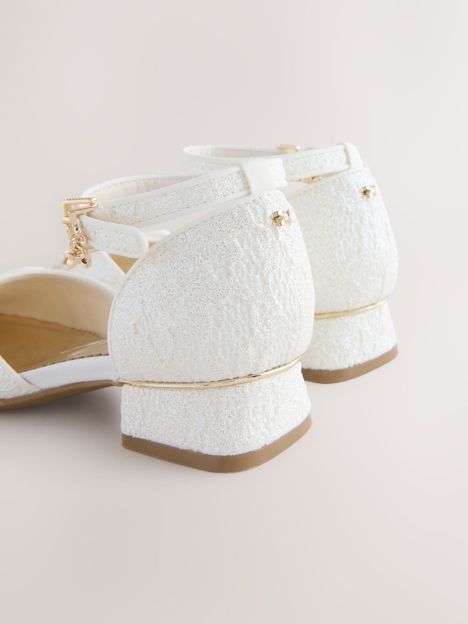 Baker by Ted Baker Glitter Bow Ocassion Heel Shoes image 3