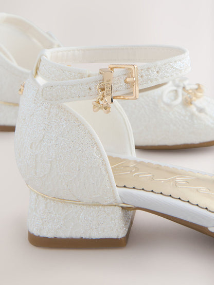 Baker by Ted Baker Glitter Bow Ocassion Heel Shoes image 5