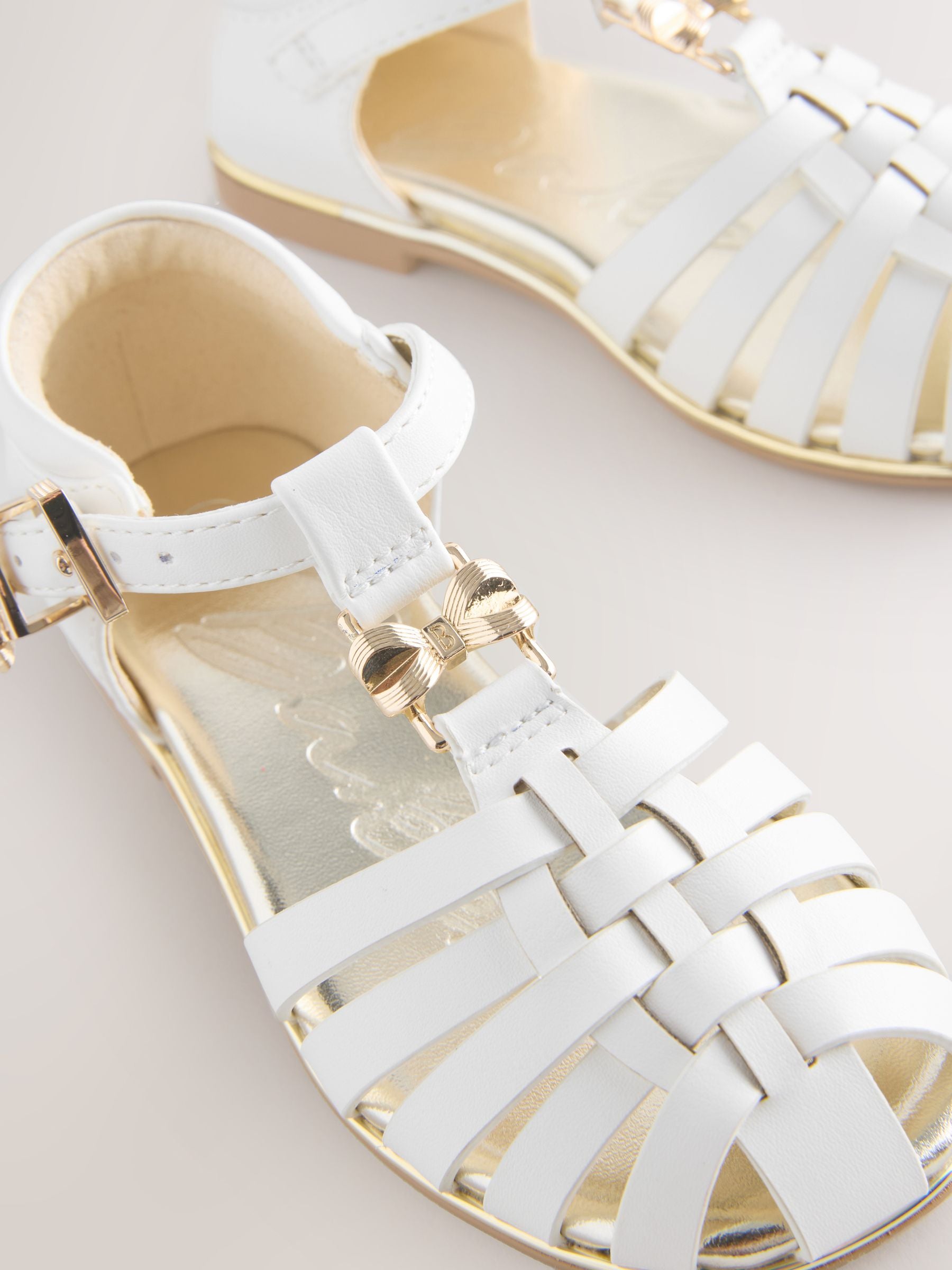 Baker by Ted Baker Ocassion Bow Charm Fisherman Sandals image 3