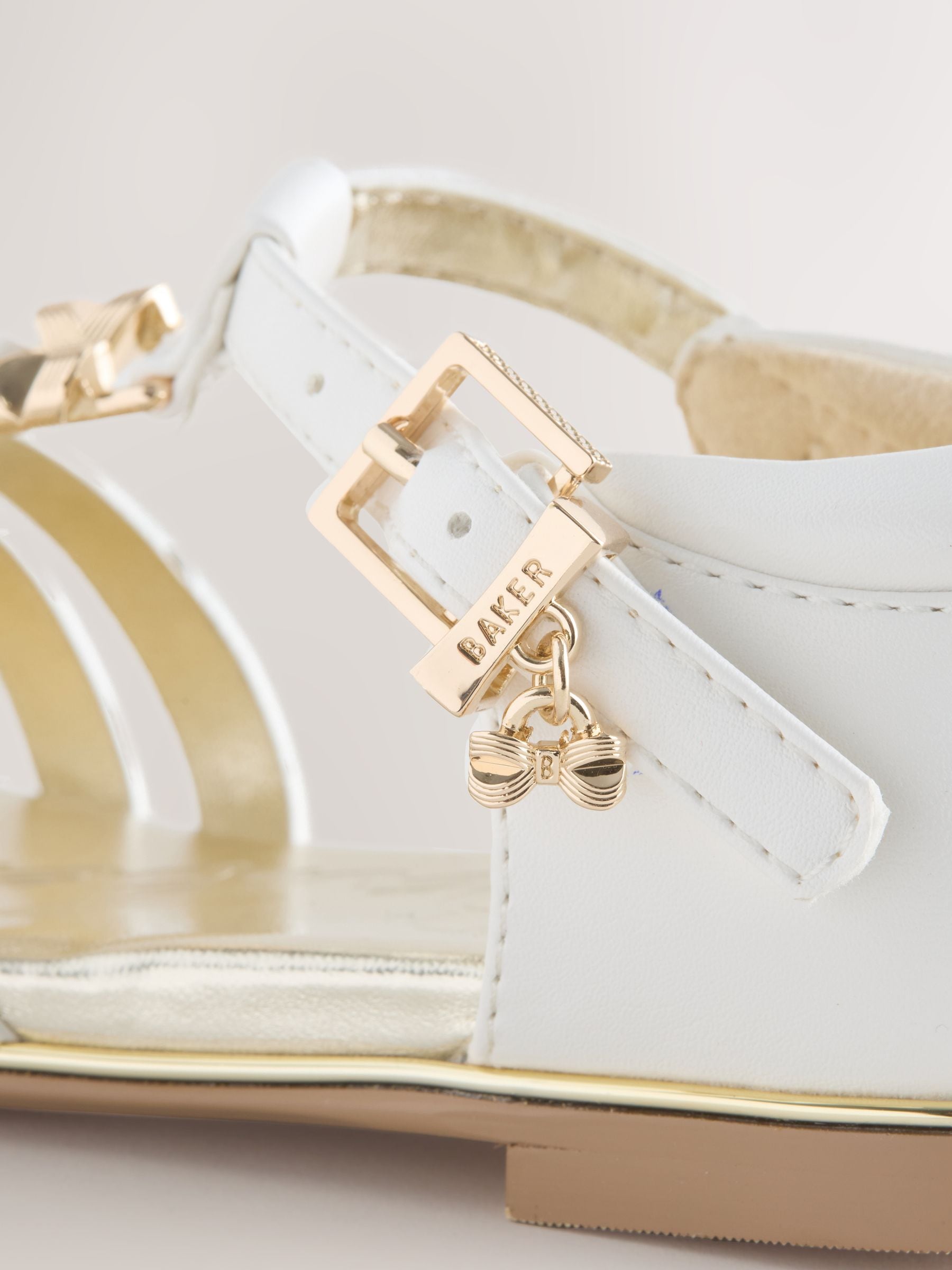 Baker by Ted Baker Ocassion Bow Charm Fisherman Sandals image 4