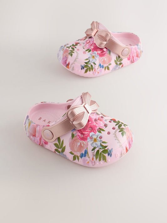 Baker by Ted Baker Girls Bow Clog Sandals image 2
