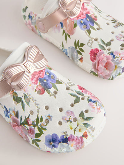 Baker by Ted Baker Bow Clog White Sandals image 5