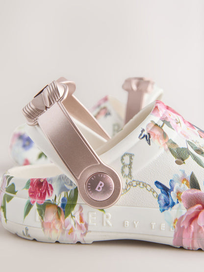 Baker by Ted Baker Bow Clog White Sandals image 6