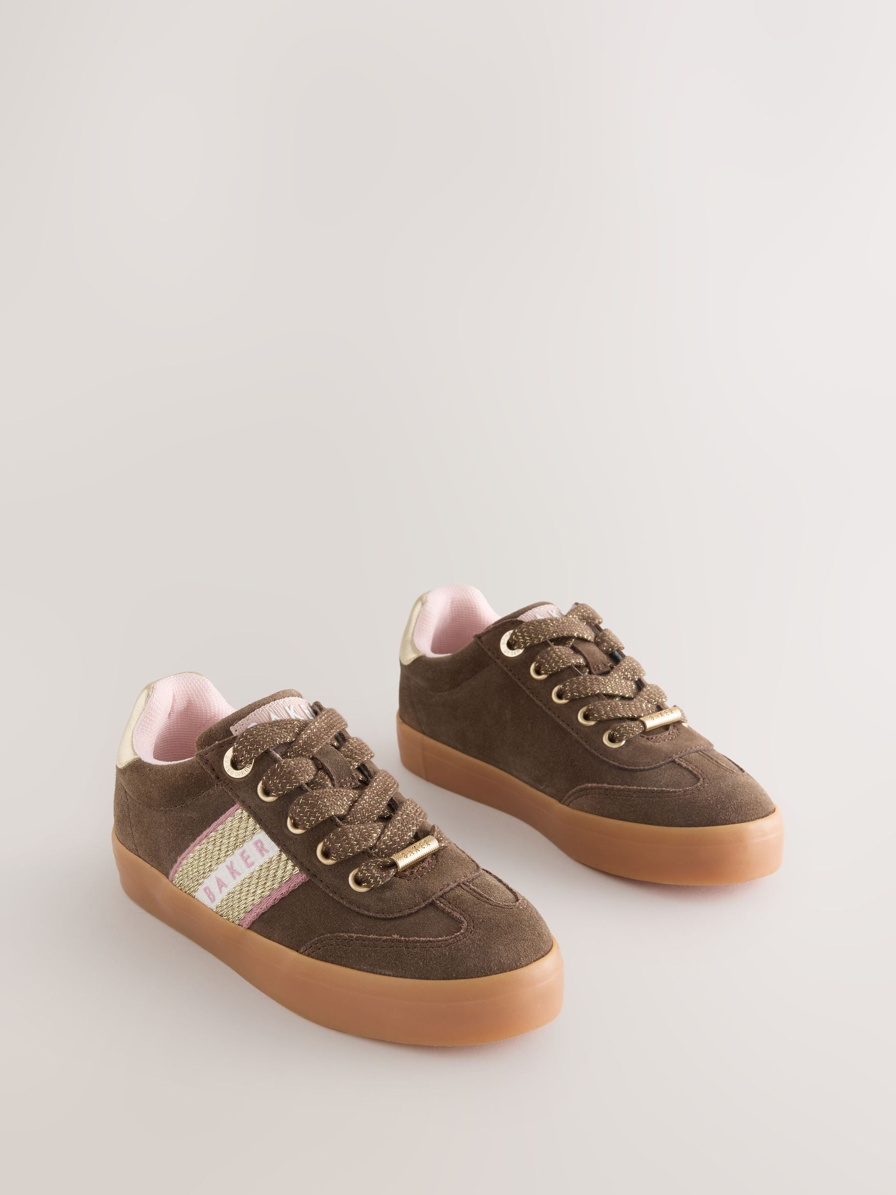 Baker by Ted Baker Tape Trainers with Gum Sole image 1