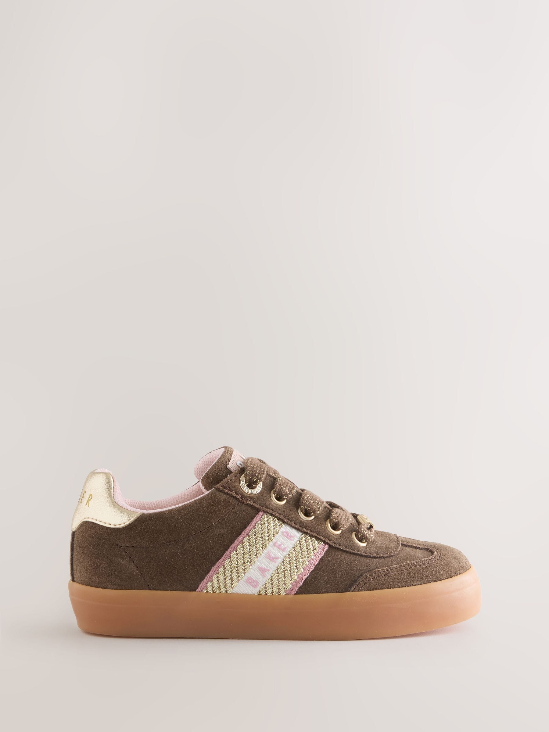 Baker by Ted Baker Tape Trainers with Gum Sole image 2