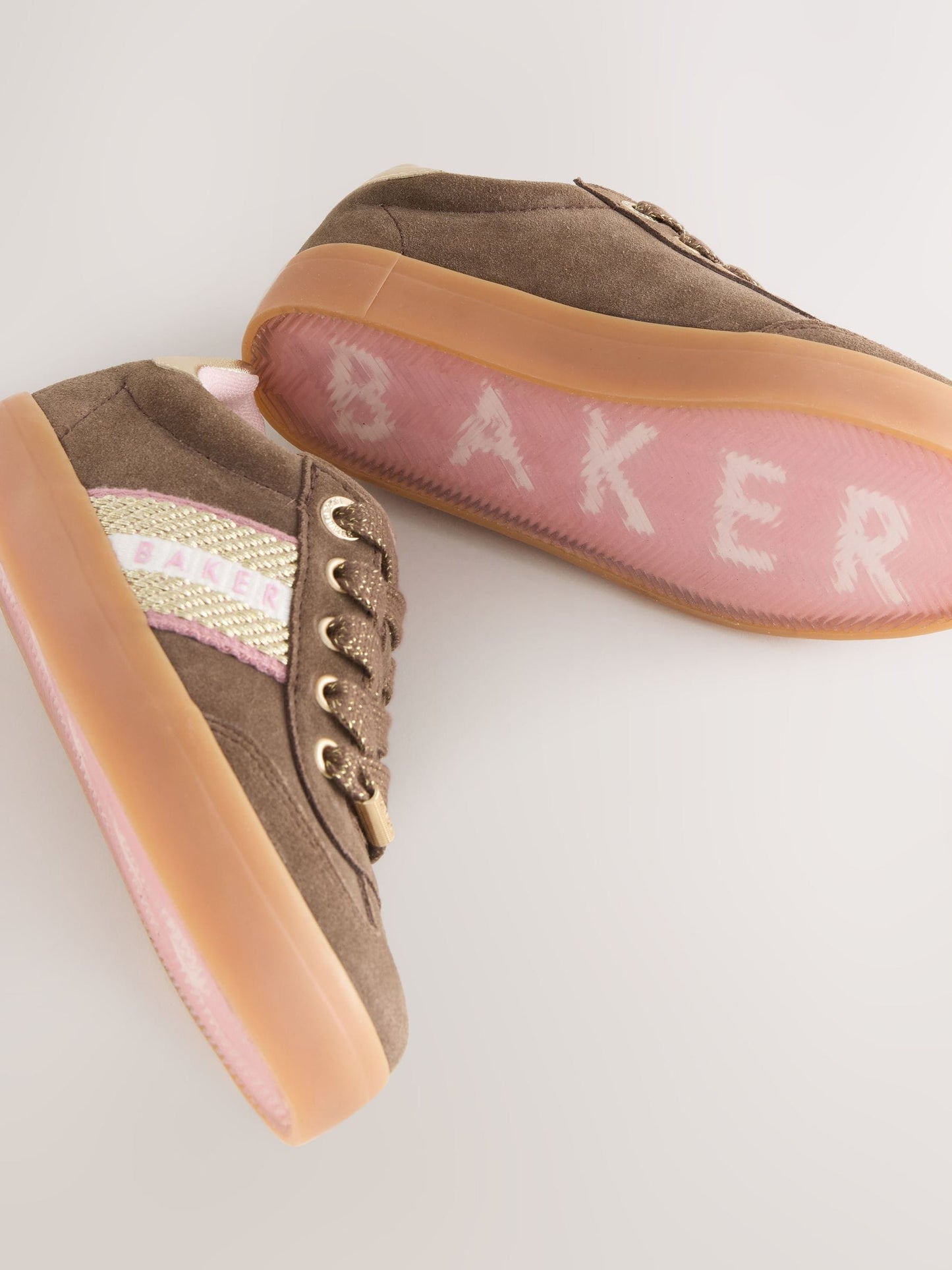 Baker by Ted Baker Tape Trainers with Gum Sole image 3
