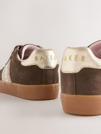 Baker by Ted Baker Tape Trainers with Gum Sole image 4