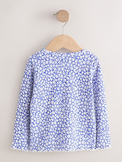 Blue Rib Long Sleeve Top (3mths-7yrs) image 7