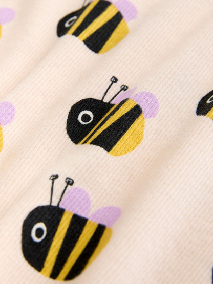 Ecru White Bee Short Sleeve Rib T-Shirt (3mths-7yrs) image 6