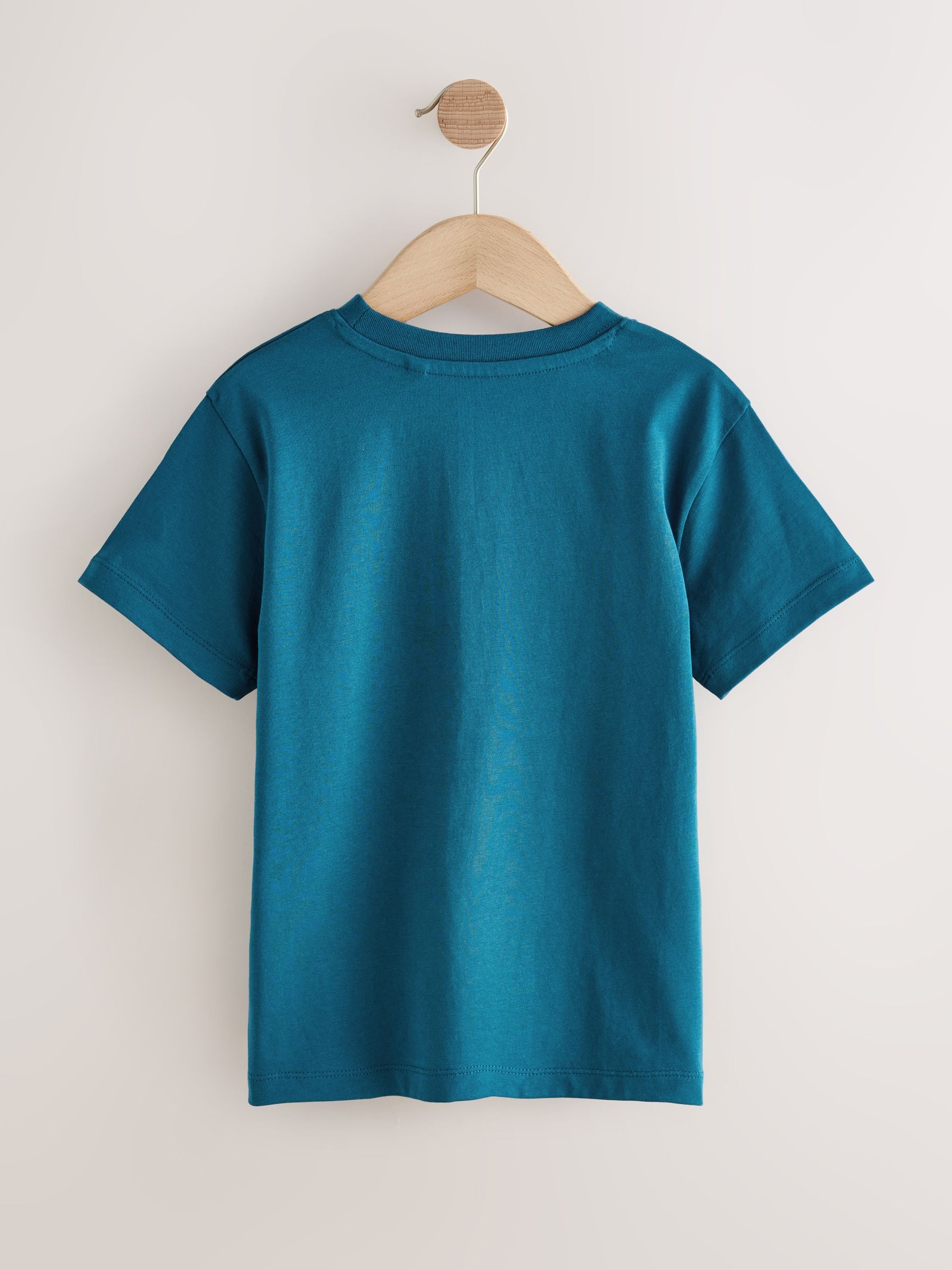 Dsiney Kidz - Blue/Red/Cement/Teal Regular Fit Short Sleeves T-Shirts 4 Pack (3-16yrs) image 3