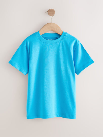 Dsiney Kidz - Blue/Red/Cement/Teal Regular Fit Short Sleeves T-Shirts 4 Pack (3-16yrs) image 5