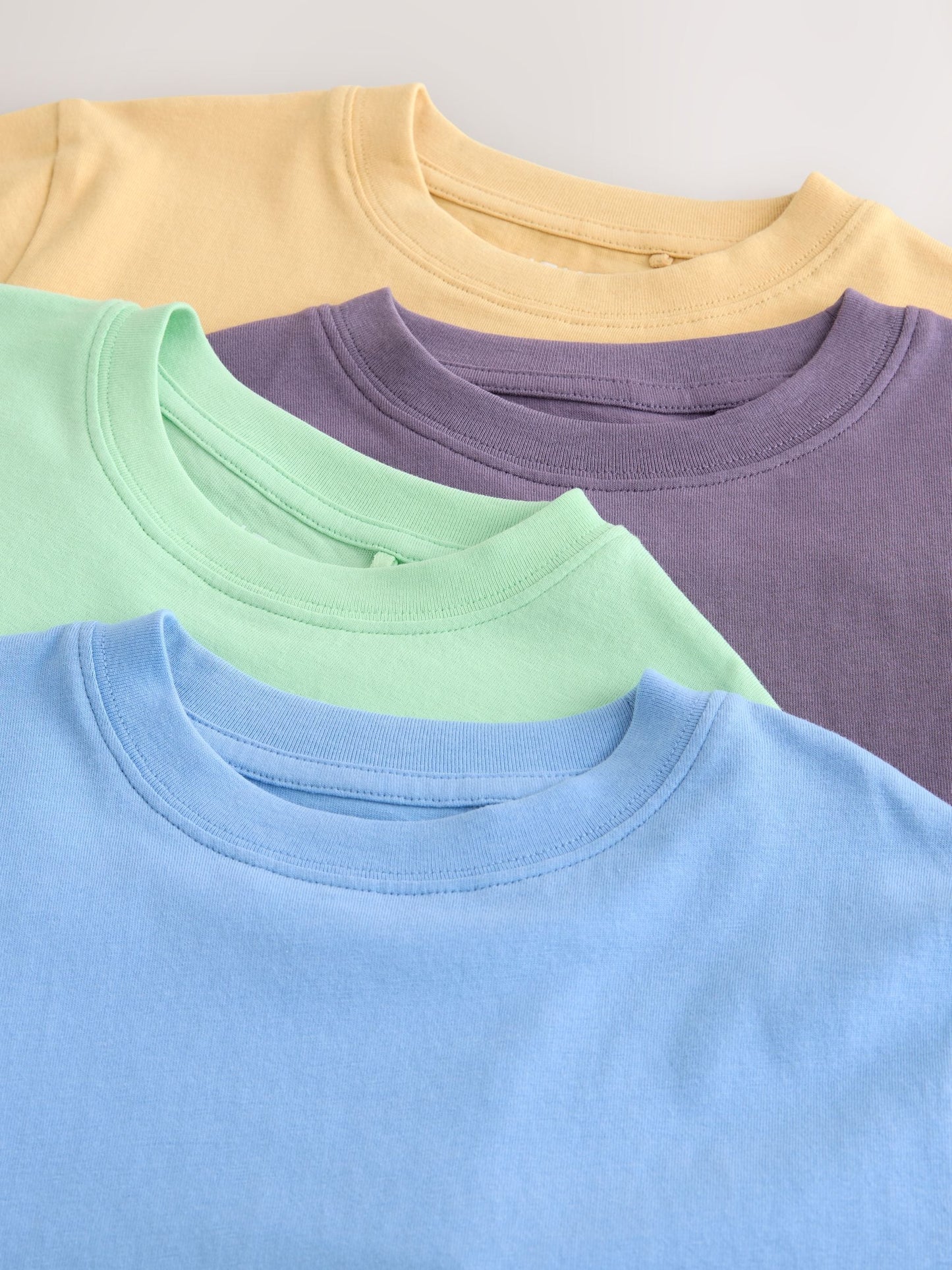 Dsiney Kidz - Green/Blue/Yellow/Purple Regular Fit Short Sleeves T-Shirts 4 Pack (3-16yrs) image 8