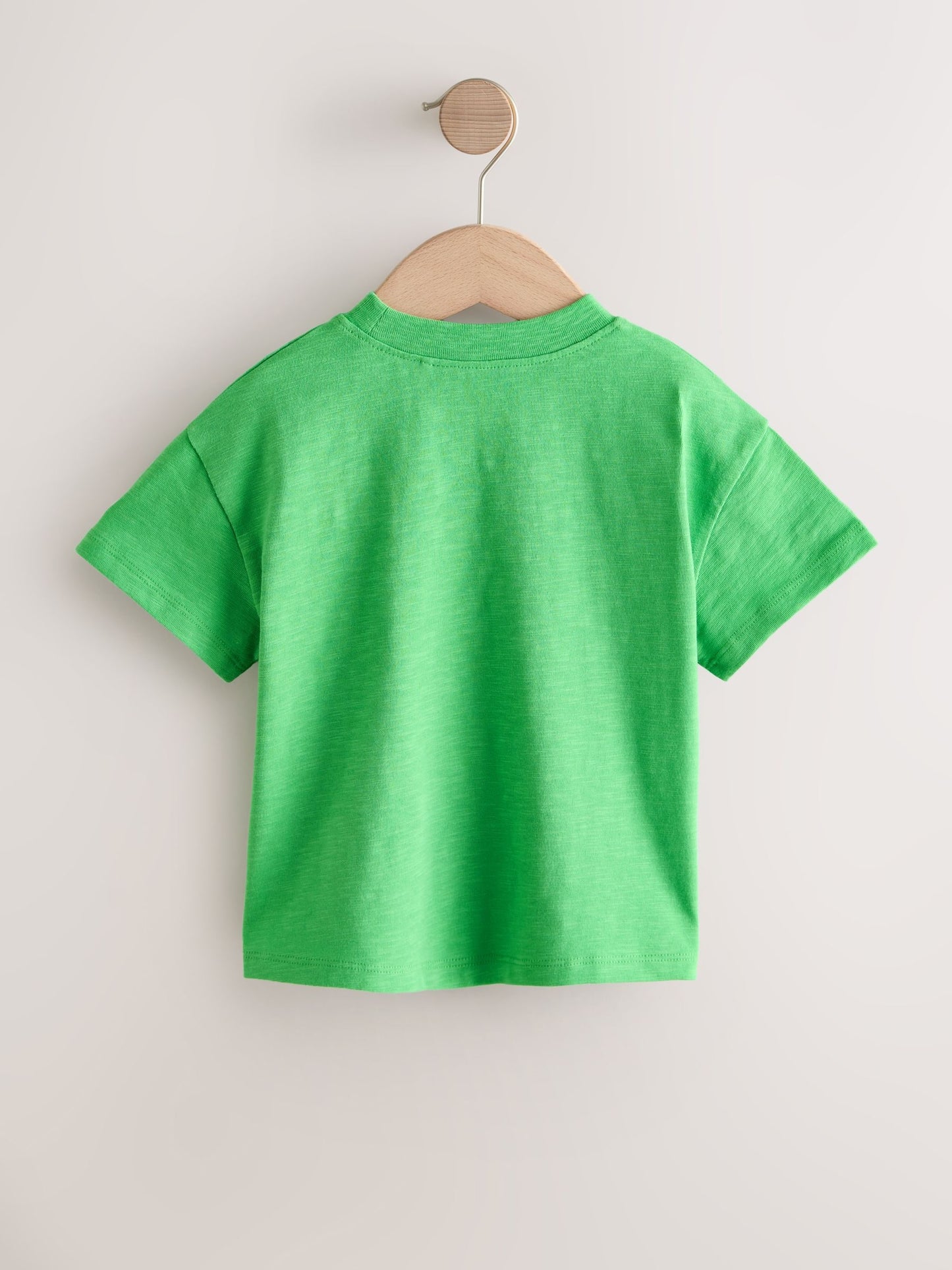 Green Rainbow Short Sleeve Embroidered T-Shirt (3mths-7yrs) image 6